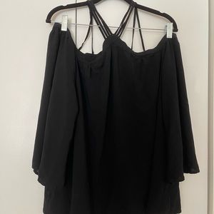 Off-the-Shoulder Long Sleeve Top from Tobi
